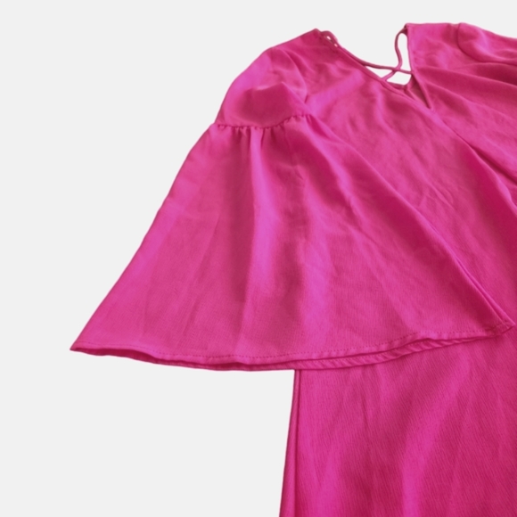 TCEC Womens pink top with bell sleeves size small - Picture 9 of 10
